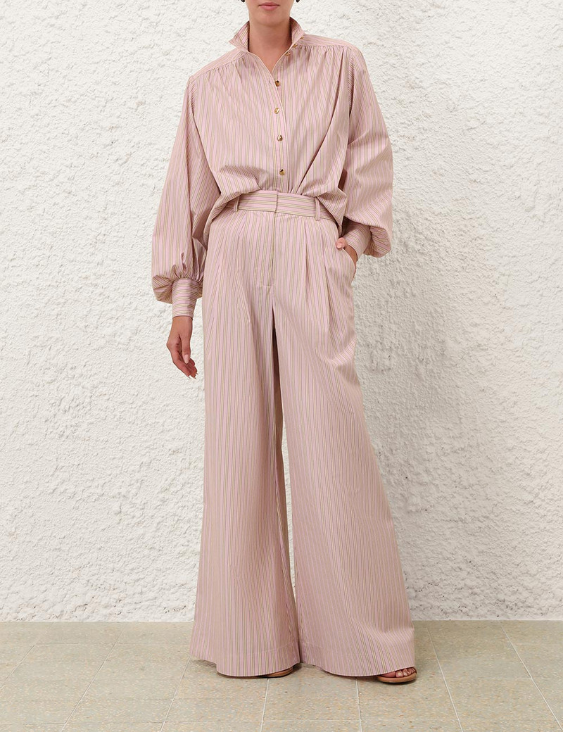 Zimmermann STRIPE WIDE LEG PANT outlook