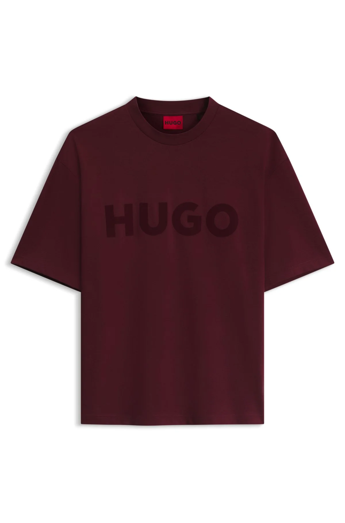 OVERSIZED-FIT COTTON T-SHIRT WITH REFLECTIVE LOGO - 1