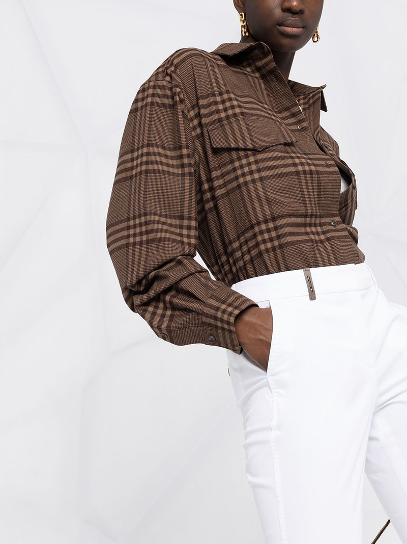 high-waisted tapered trousers 5