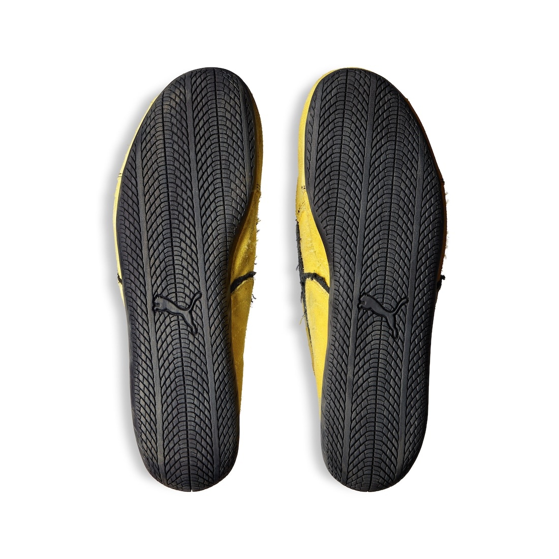 Speedcat Suede Balenciaga in Yellow/black - 7