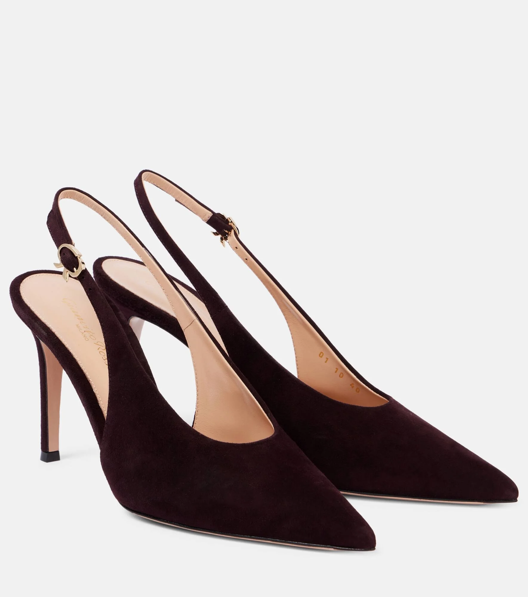 Robbie suede slingback pumps - 1