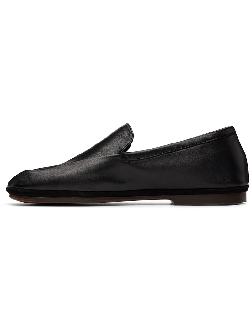 Lemaire Black Outdoor Slipper Loafers outlook