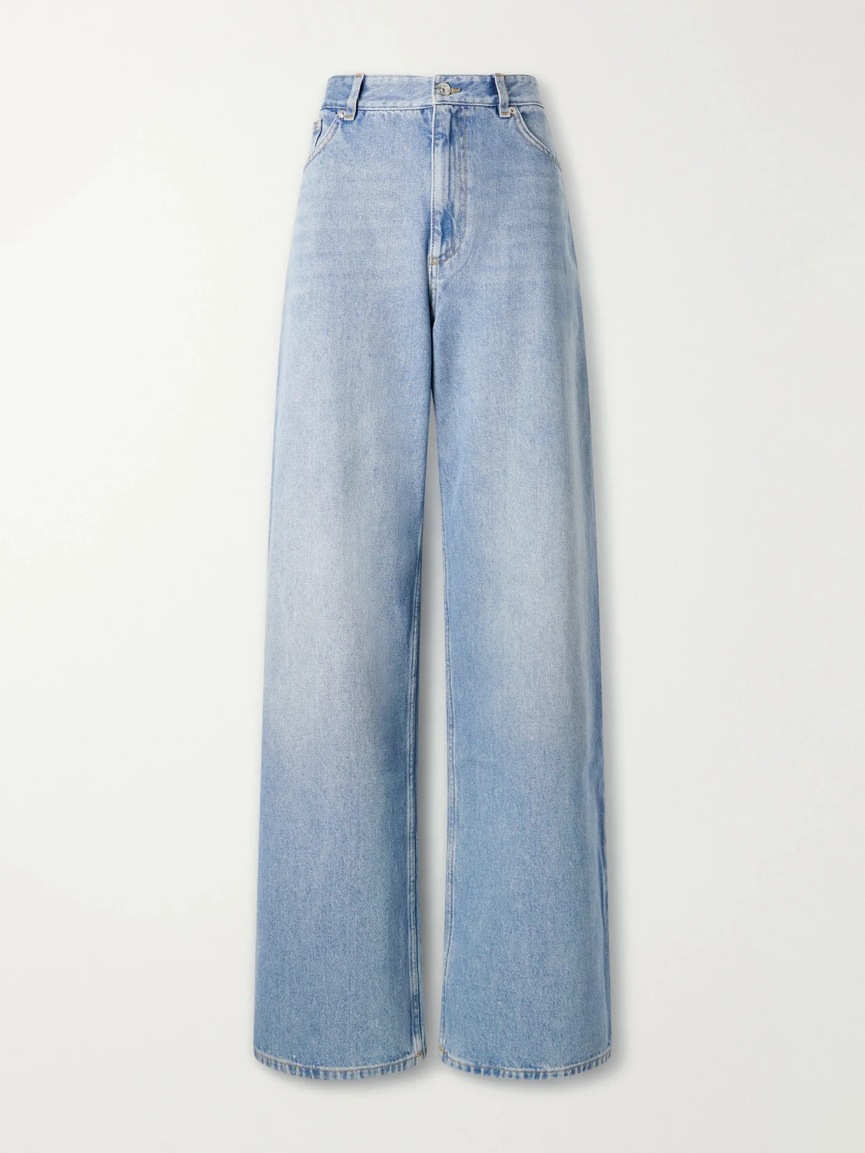 Mid-rise Wide-leg Jeans - 1