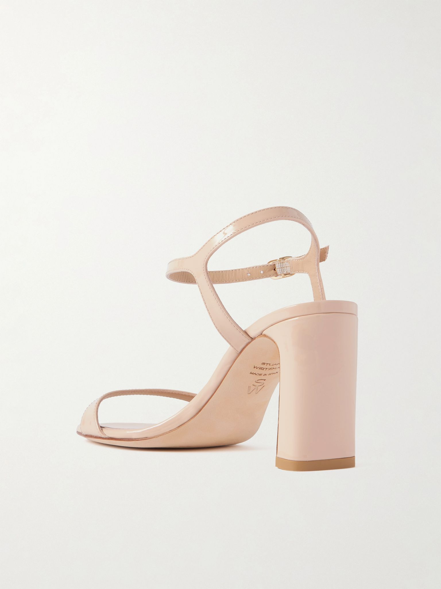 Babette patent-leather sandals Beige - 3
