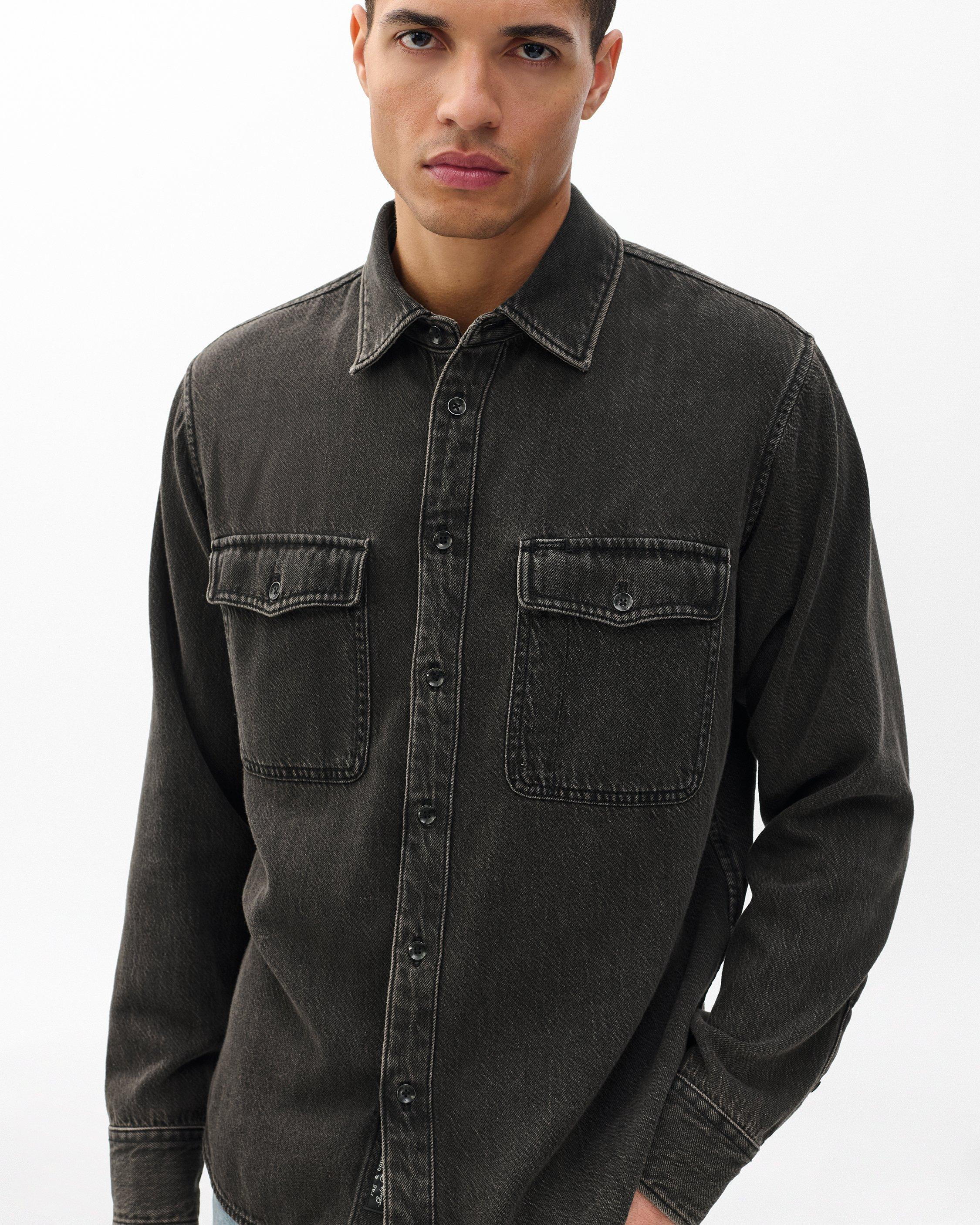 Jack Infuse Denim Shirt
Ultra Featherweight in Infuse Brown Black - 4