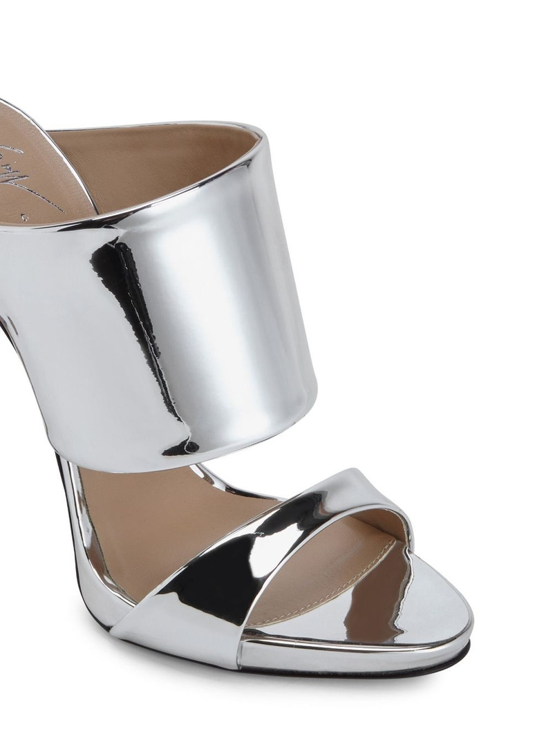 Andrea 120mm leather sandals 4