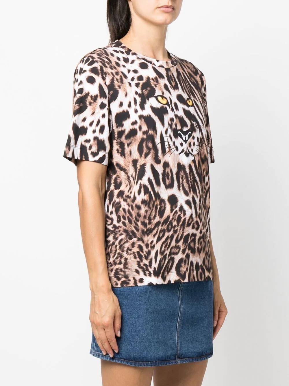 leopard-print T-shirt - 3