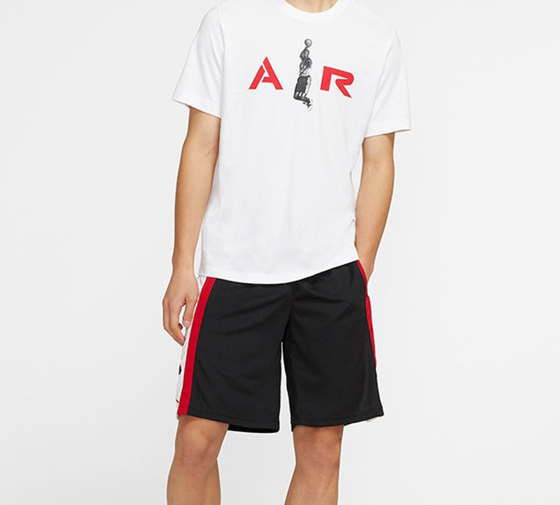 Jordan Air Jordan Flying Man Dunk Printing Short Sleeve White T-Shirt CZ2330-100 outlook