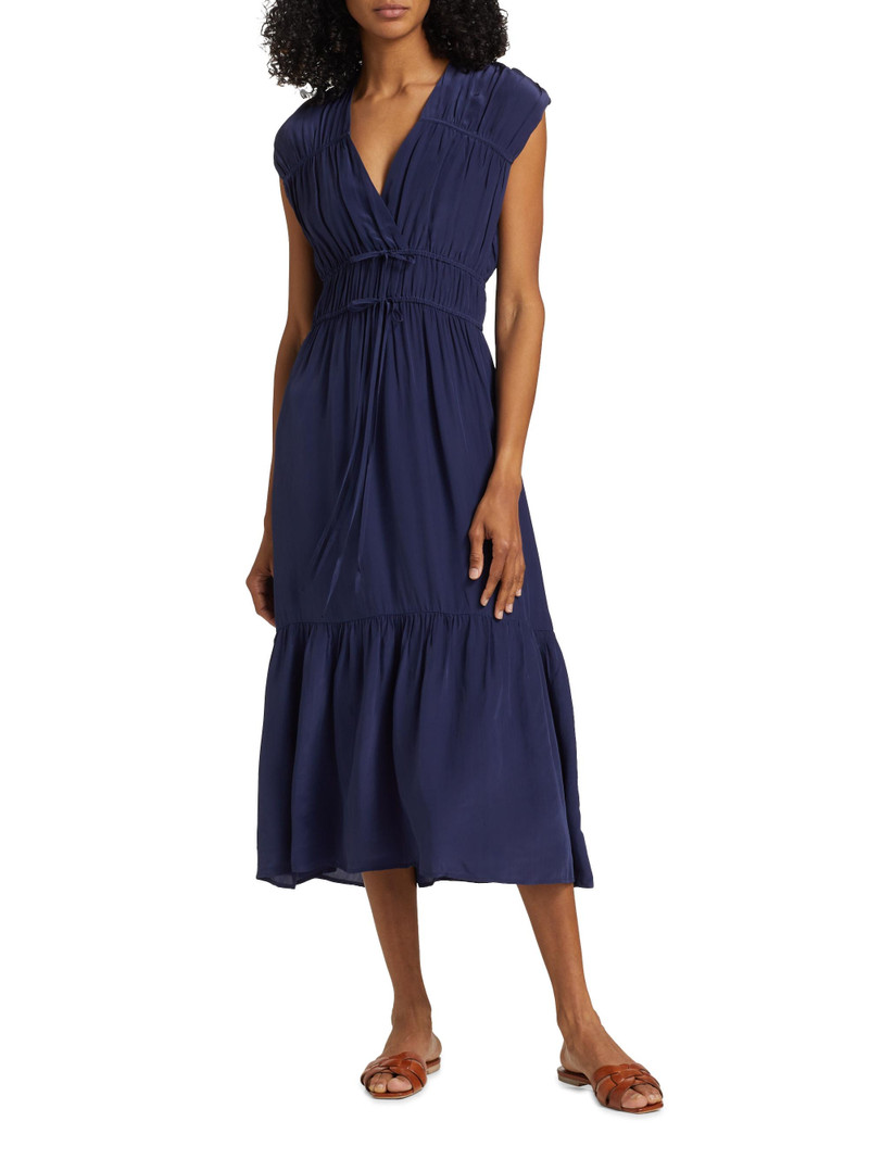 Women's Aletta Tie-Waist Midi-Dress - Admiral Blue 3