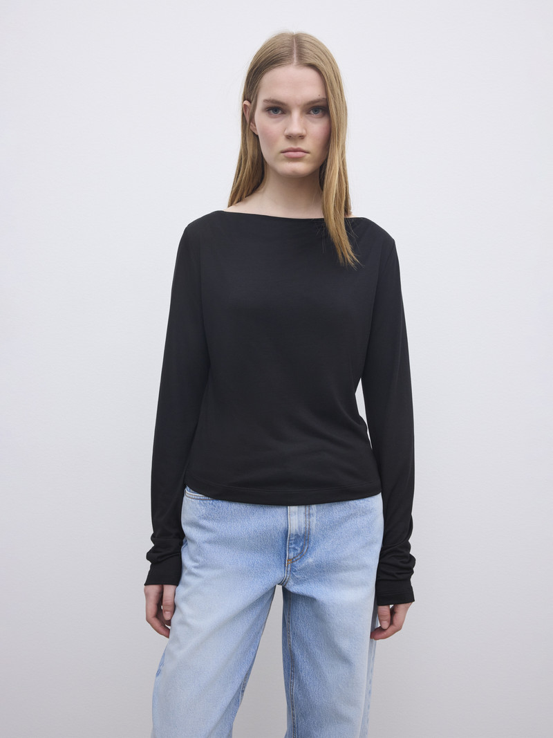 House of Dagmar LS Square Neck top outlook