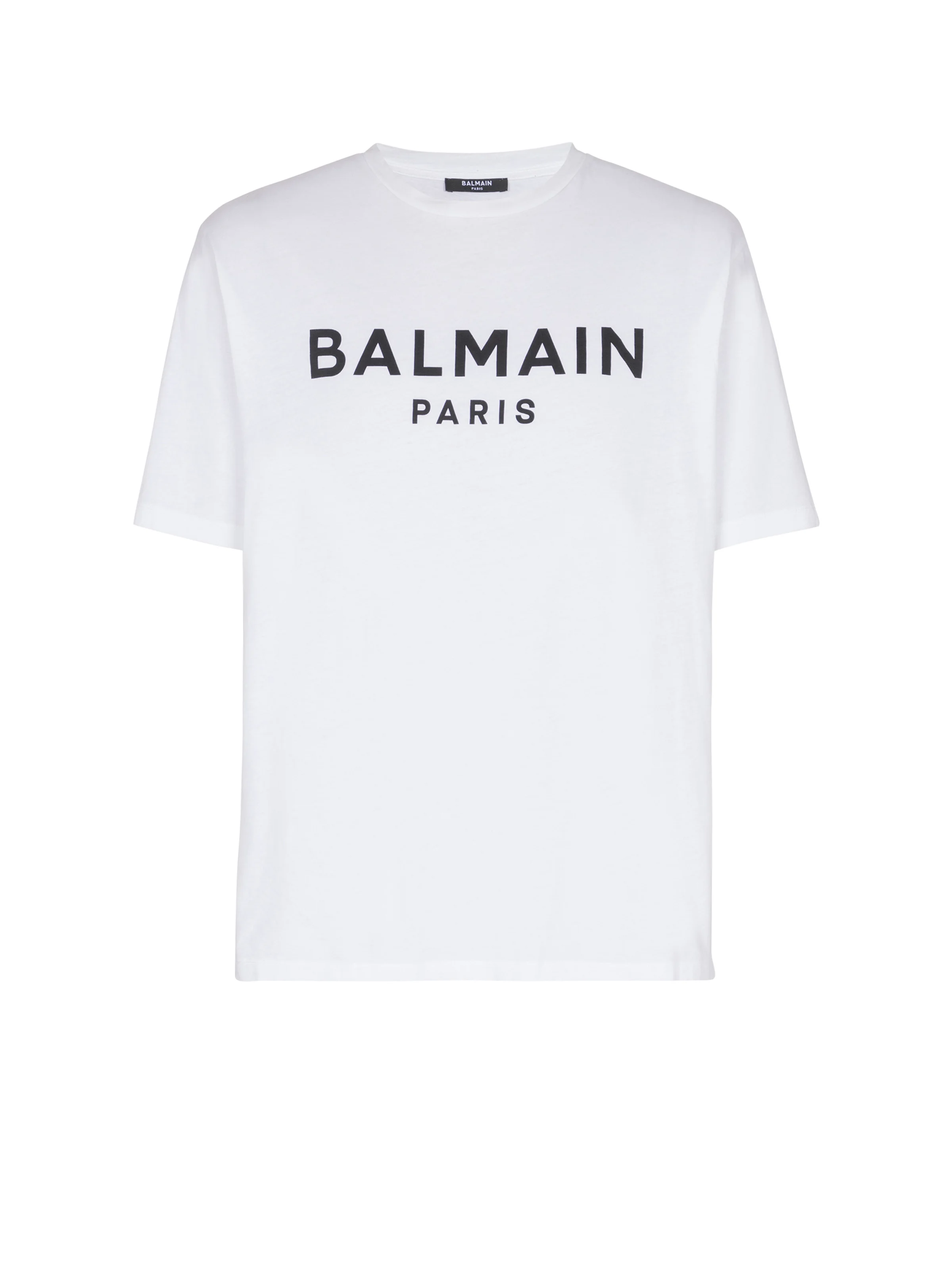 T-shirt with Balmain Paris print - 1