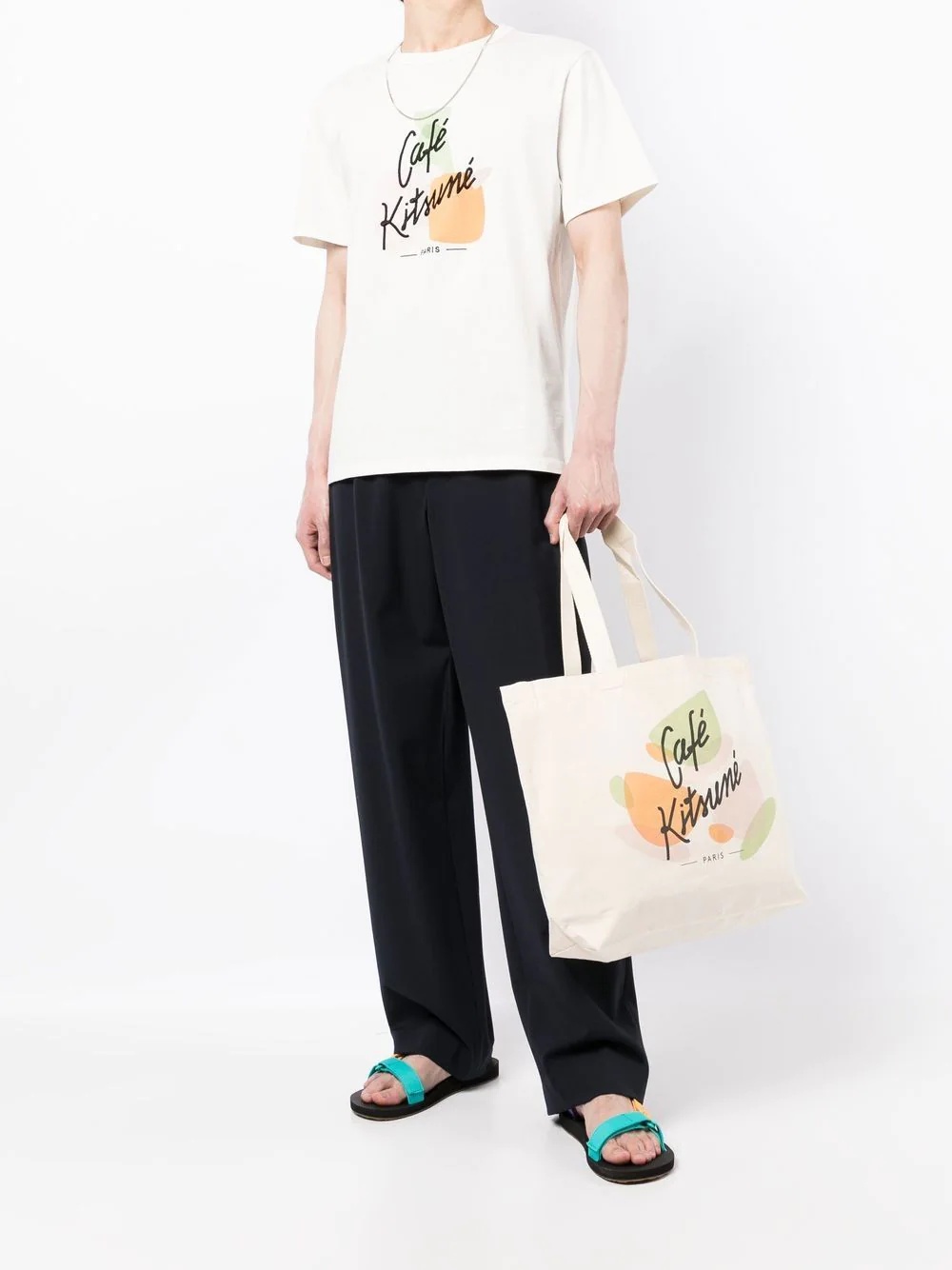 logo-print tote bag - 2