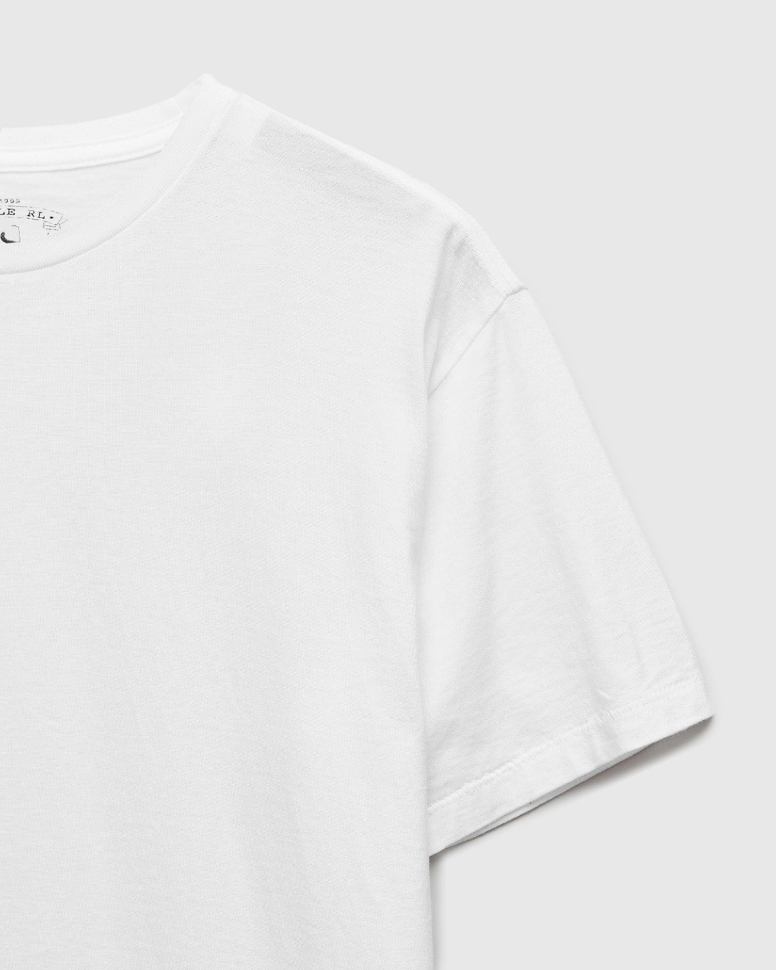 Vintage Knit T-Shirt in White - 4