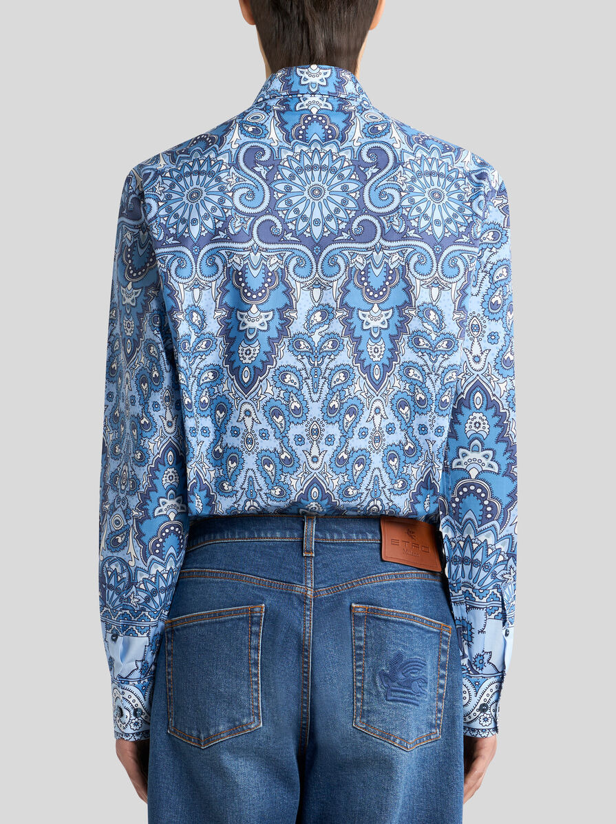 SHIRT WITH DECORATIVE PLACED PRINT - 4