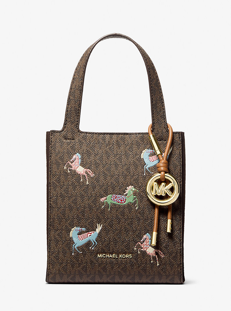 Jordi Small Signature Logo Convertible Tote Bag 3