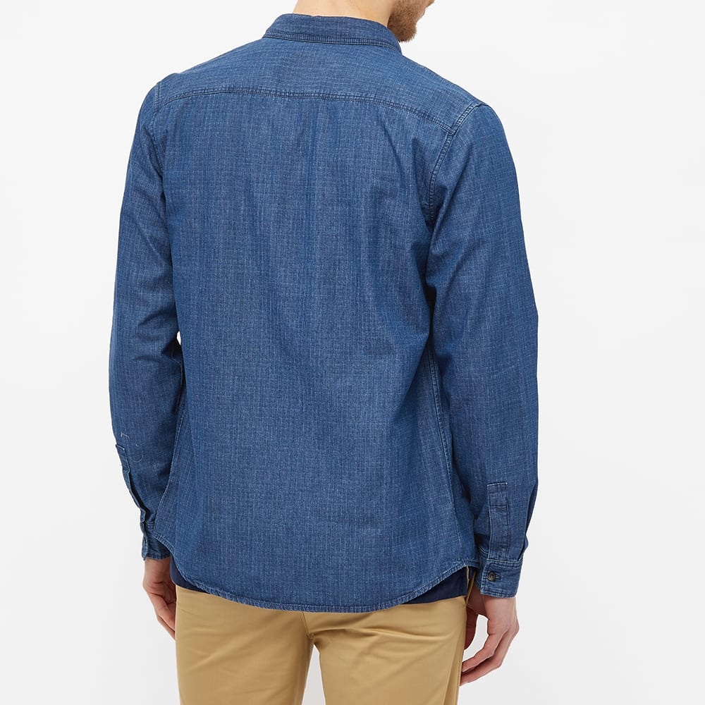 A.P.C. Georges Denim Check Overshirt - 5