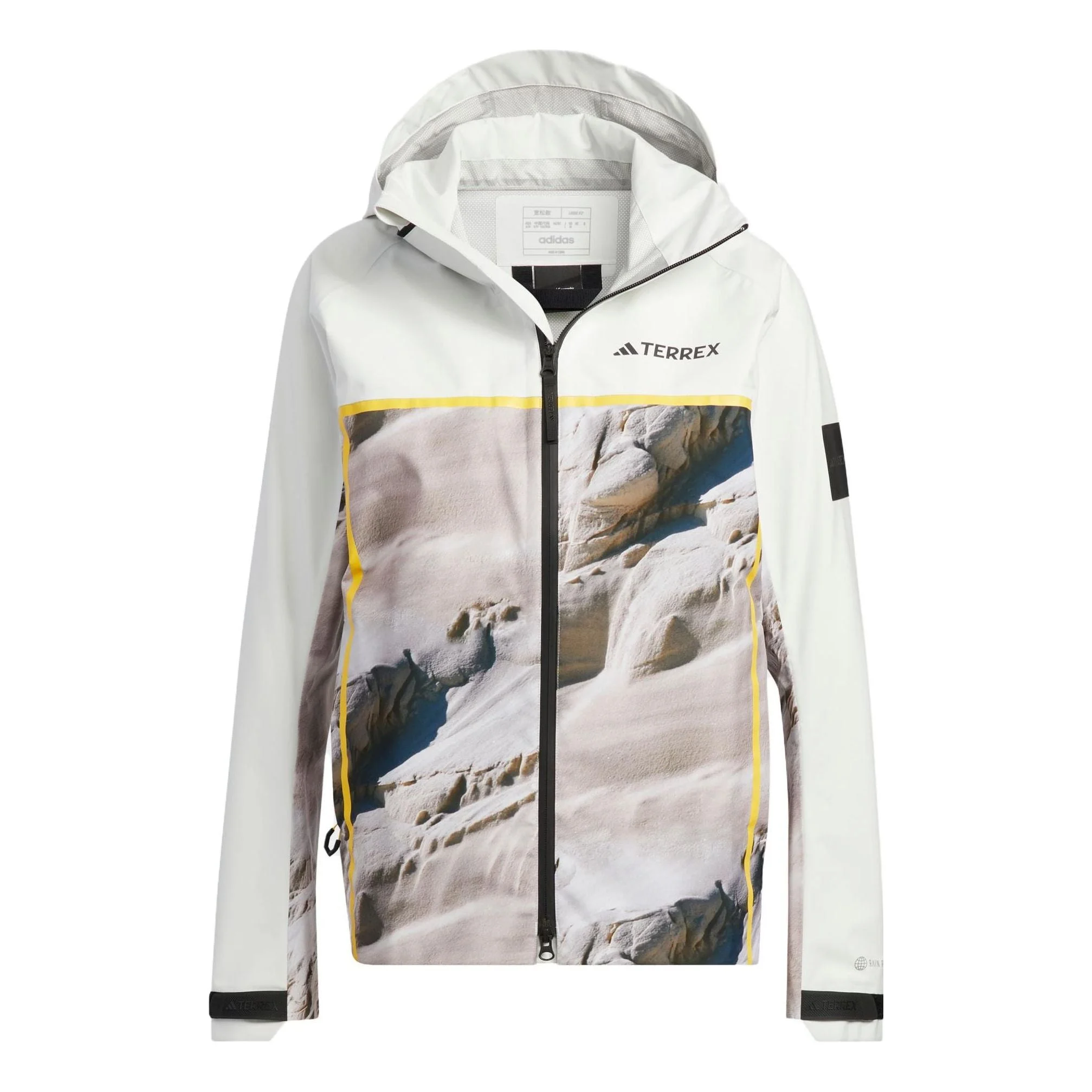 (WMNS) adidas National Geographic RAIN.RDY Jacket 'Off White' IC1991 - 1