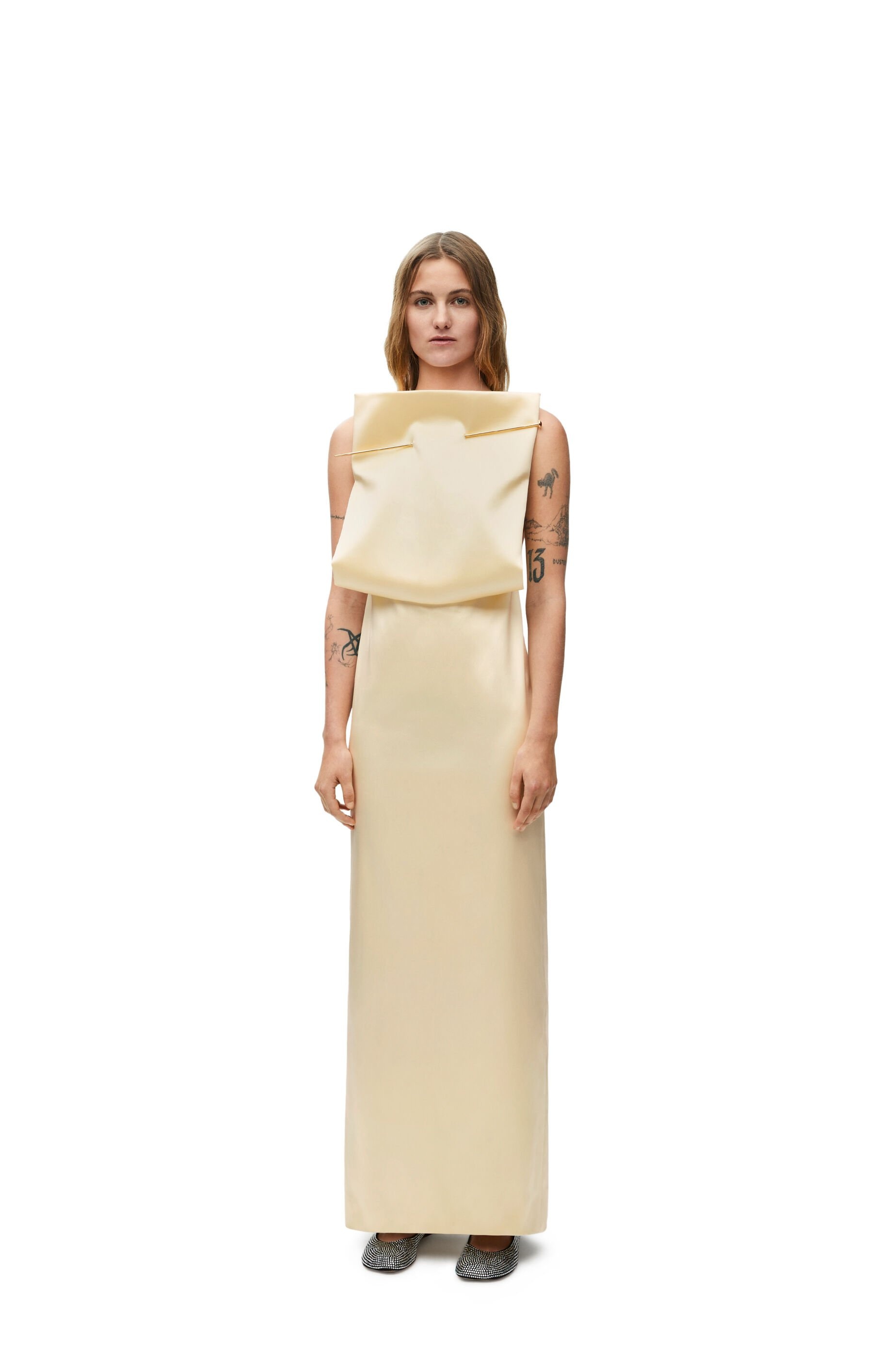 Pin dress in silk - 2
