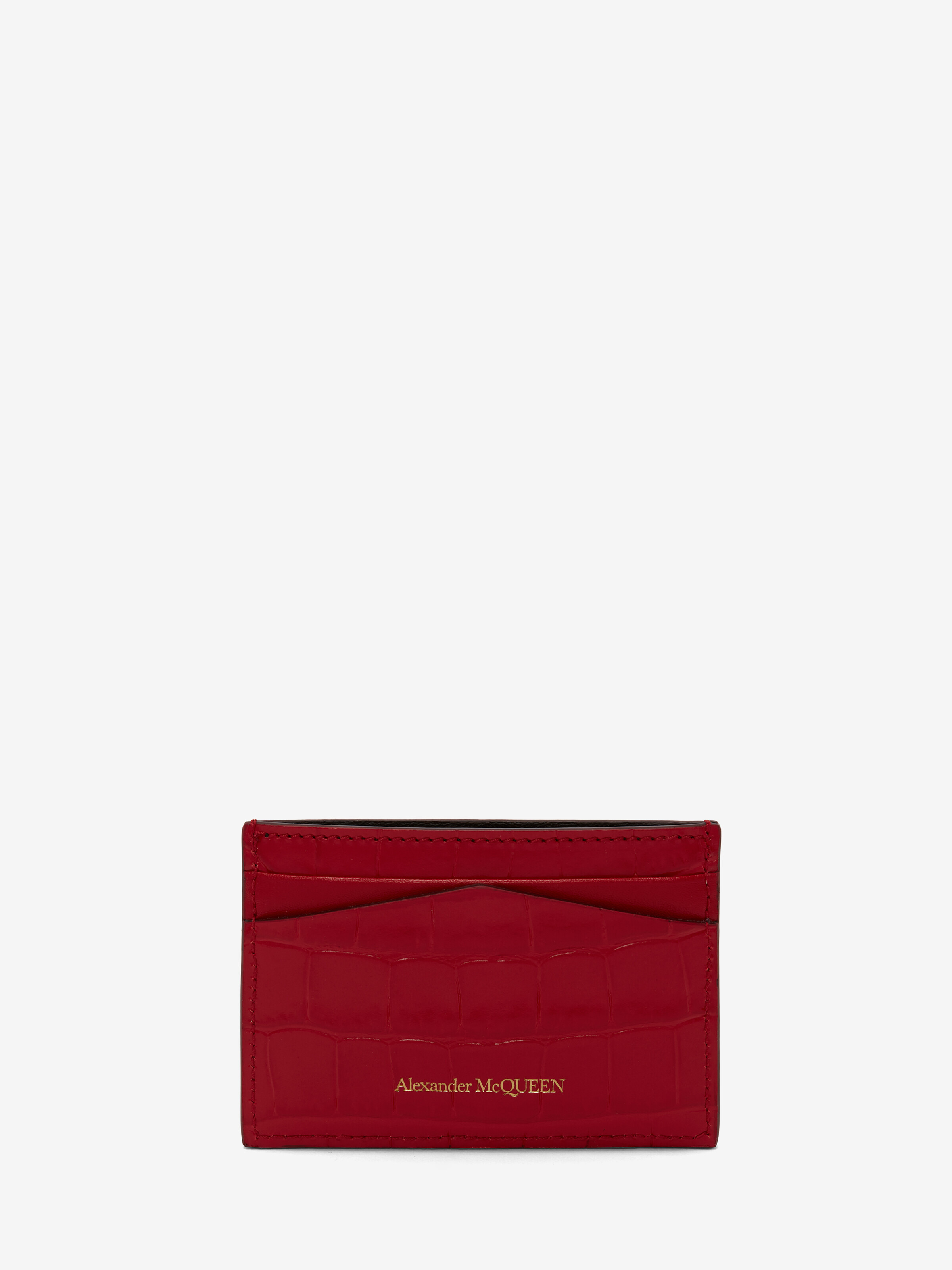 Women's Skull Card Holder in Oxblood - 3