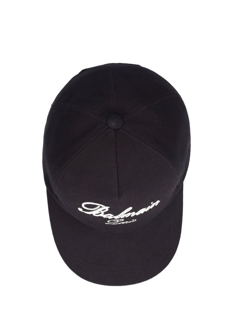 Logo cotton baseball cap - 6