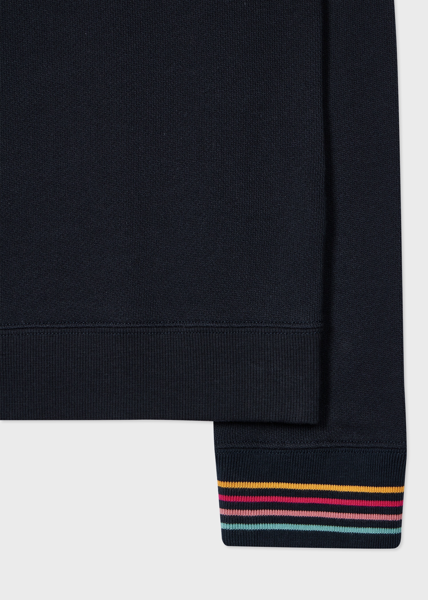 Women's Navy Lounge Sweatshirt With 'Swirl' Cuffs - 2