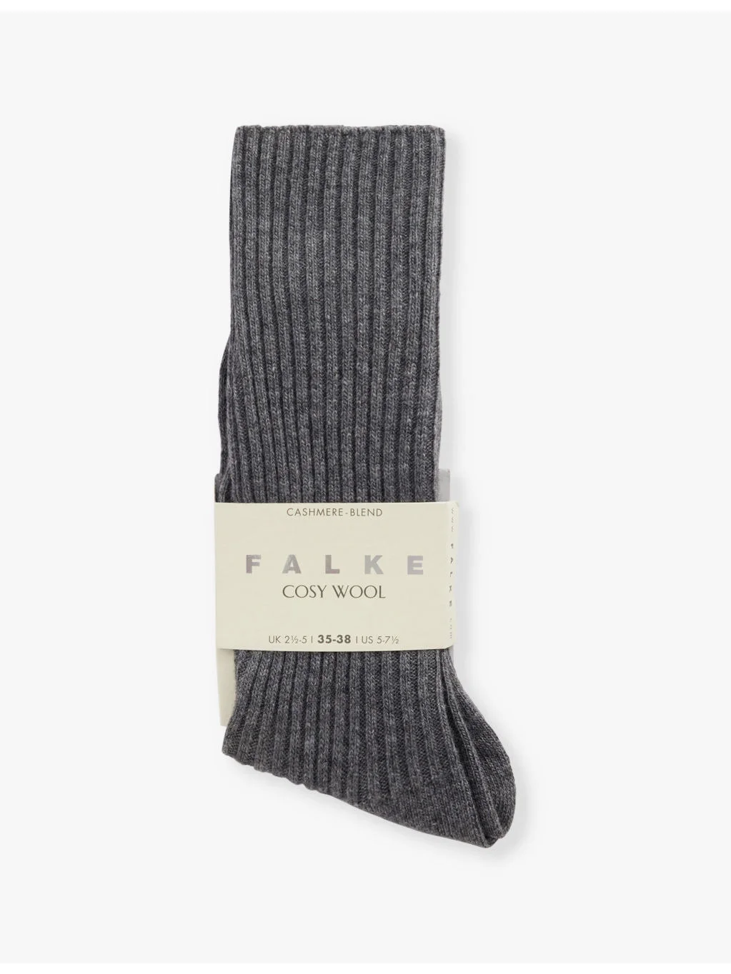Cosy Wool ribbed knit socks - 1