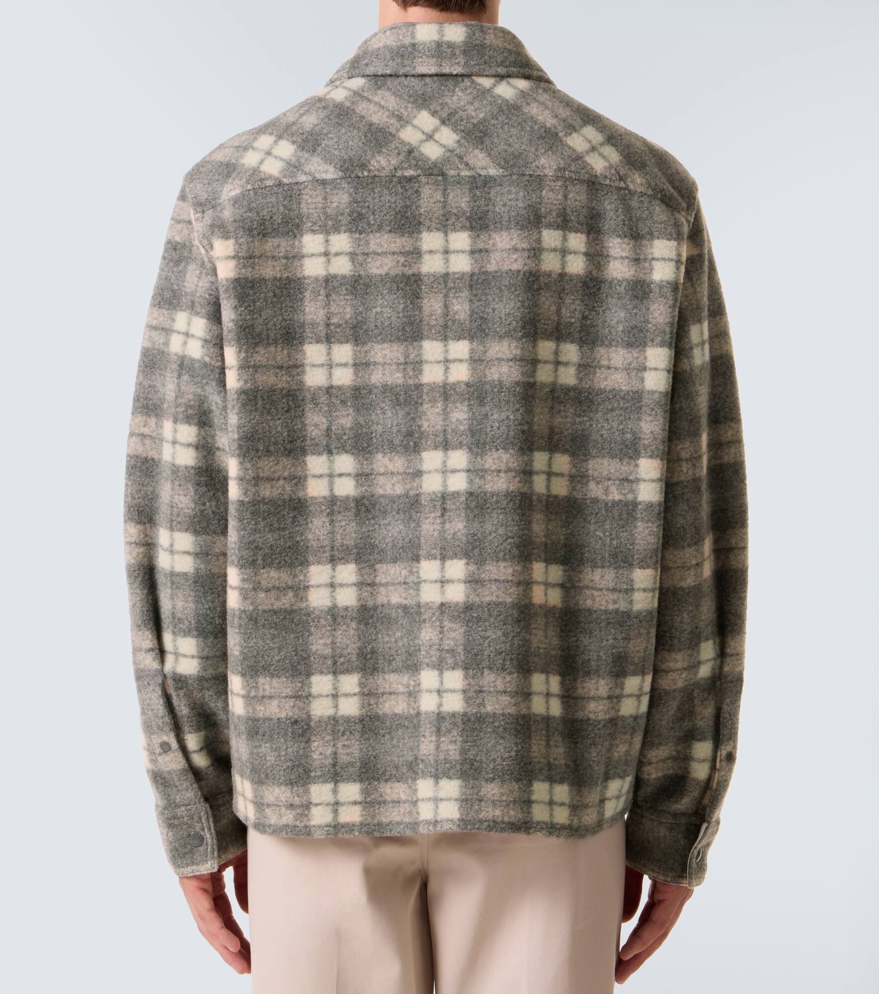 Checked overshirt - 4