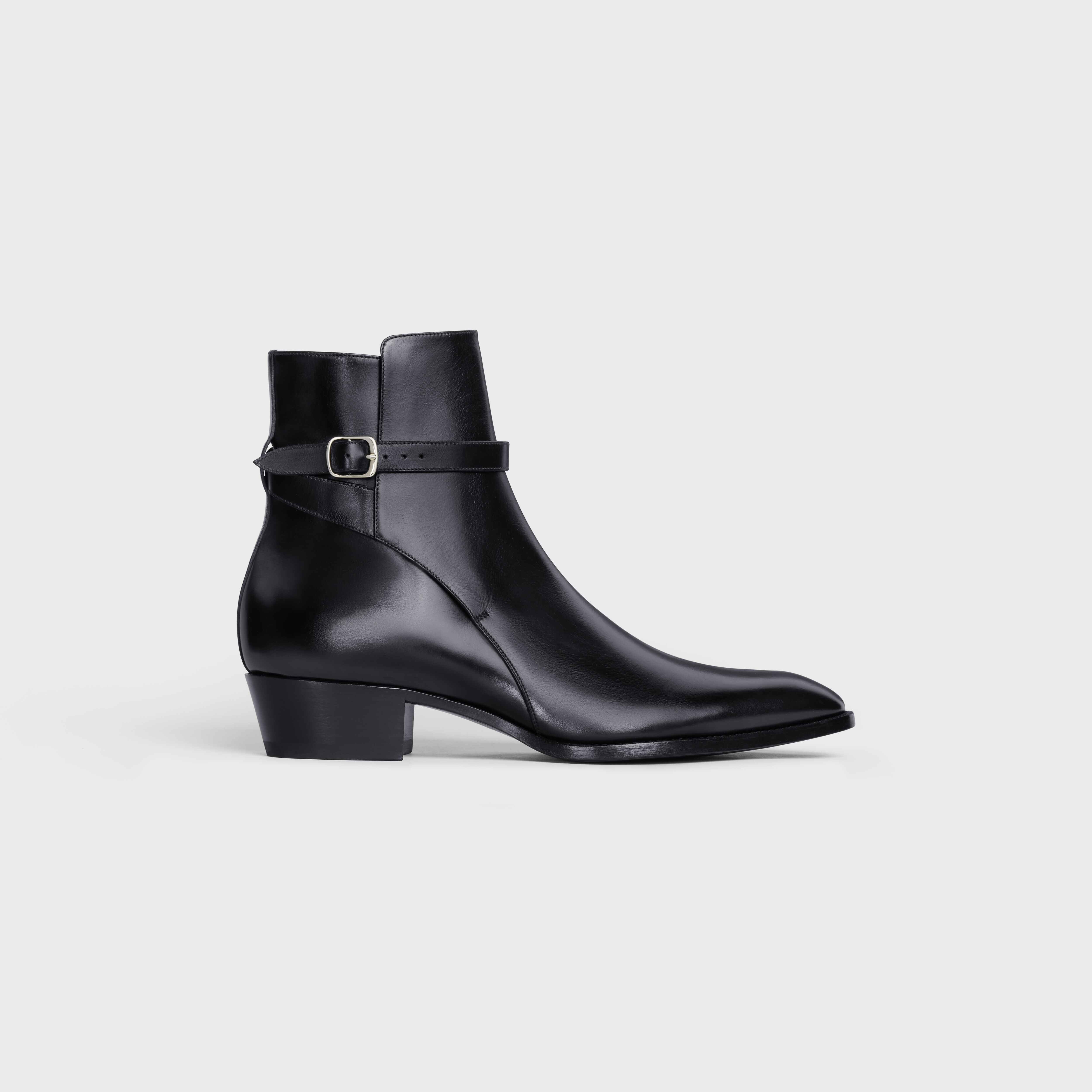 CELINE DRUGSTORE JODHPUR BOOT in Shiny calfskin - 1