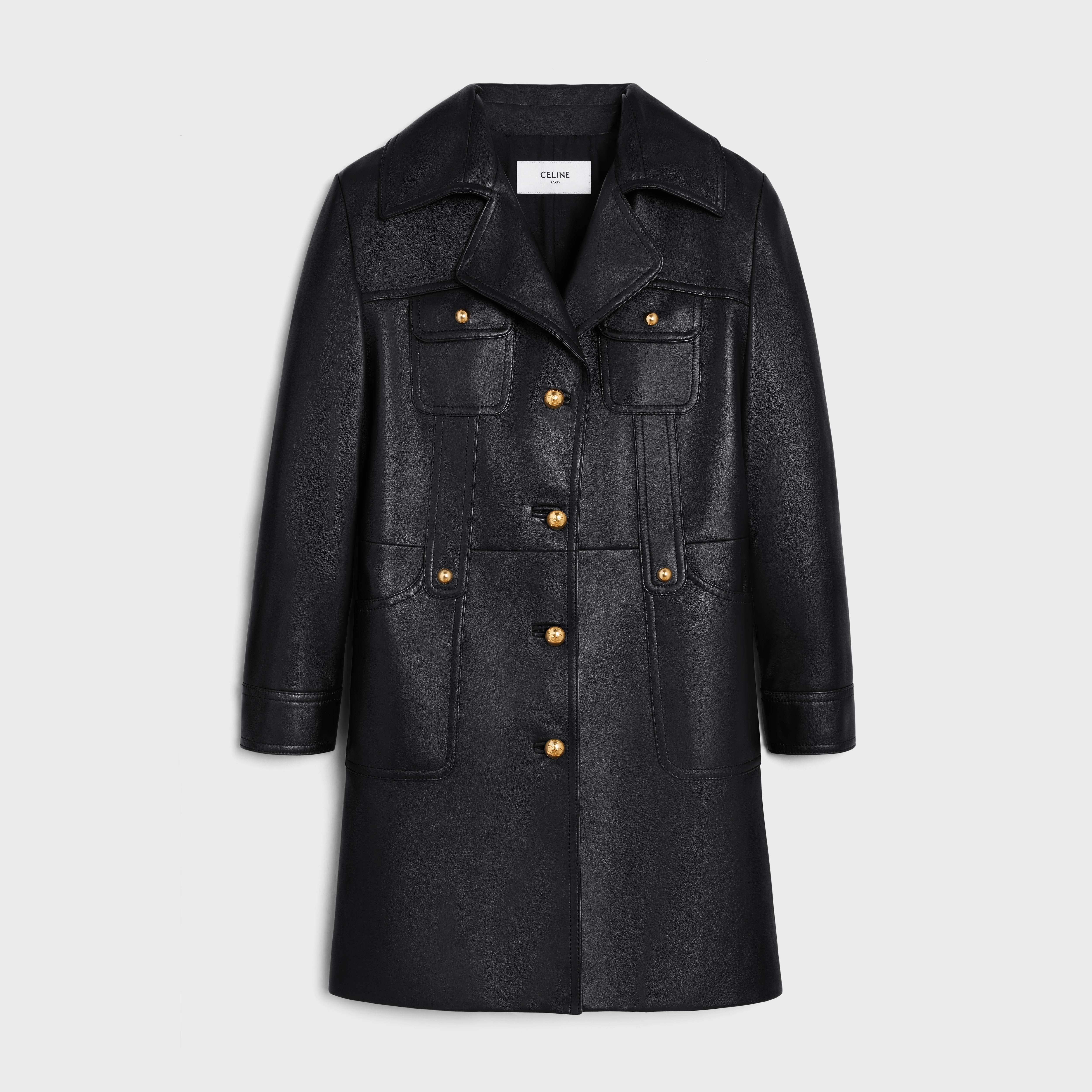 Neo coat in soft lambskin - 1