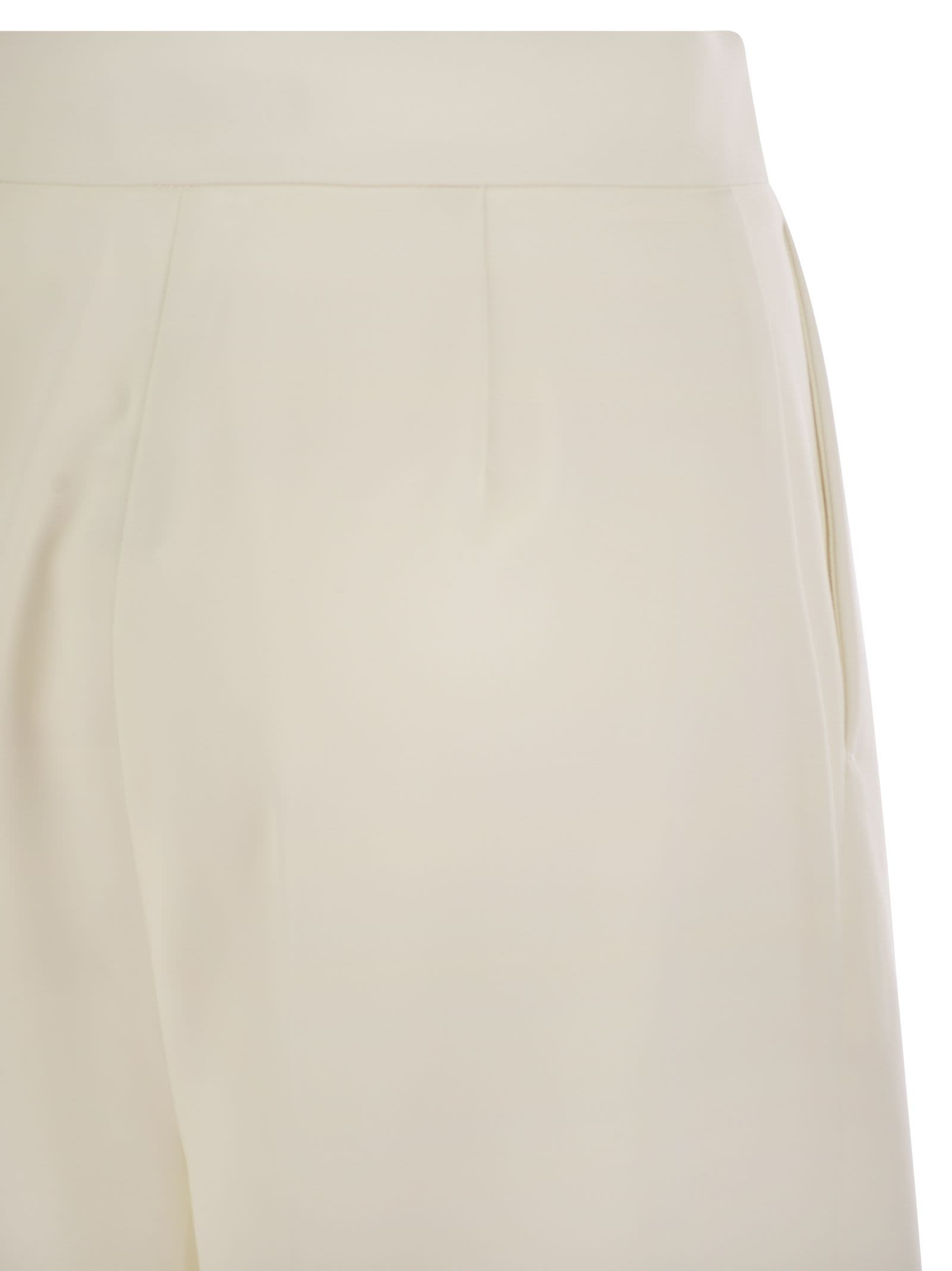 Maxmara Women Ninfa - Wool Gabardine Trousers - 4