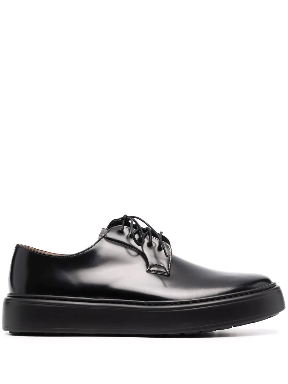 platform-sole Derby shoes - 1