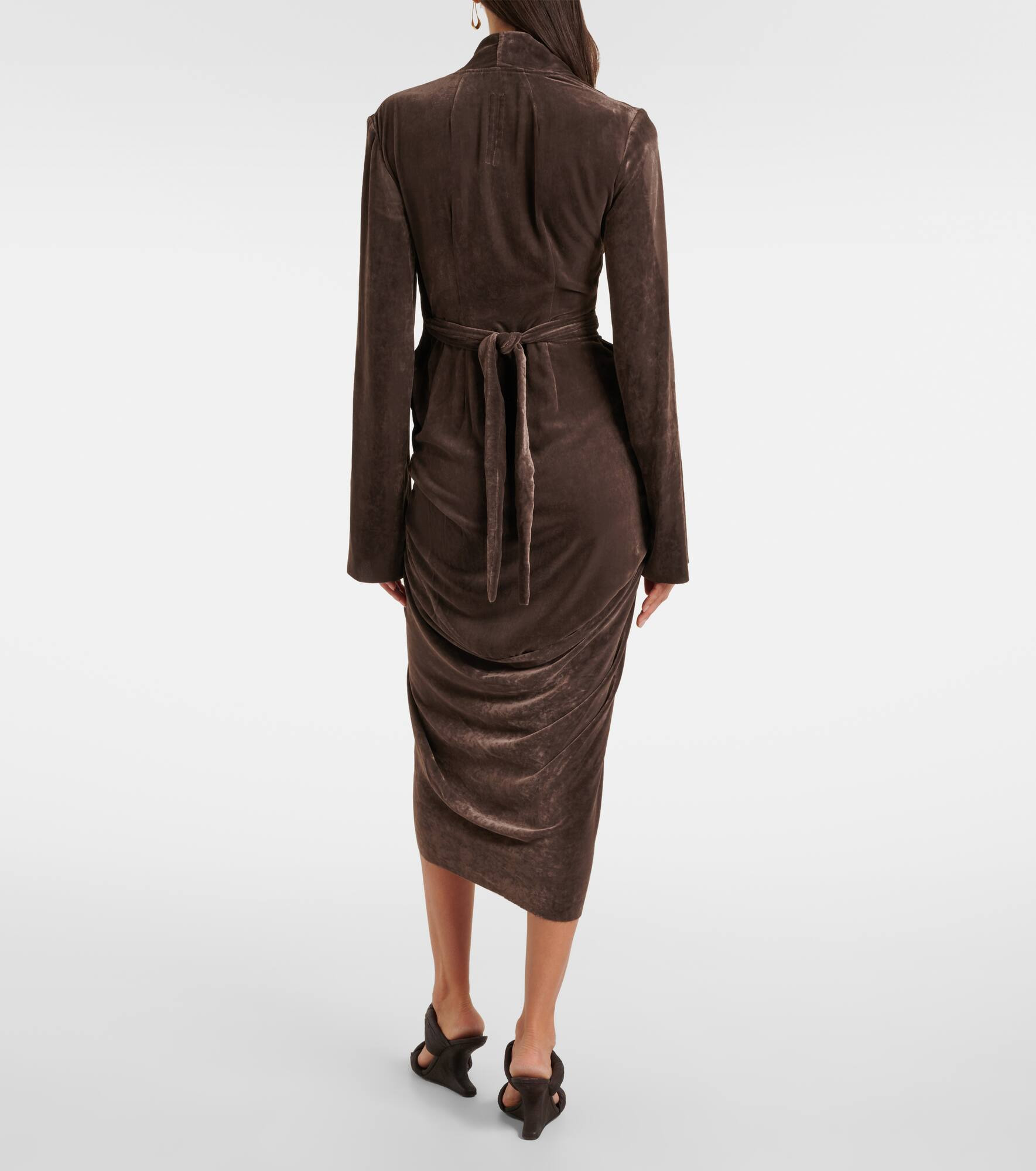 Wrap midi dress - 3