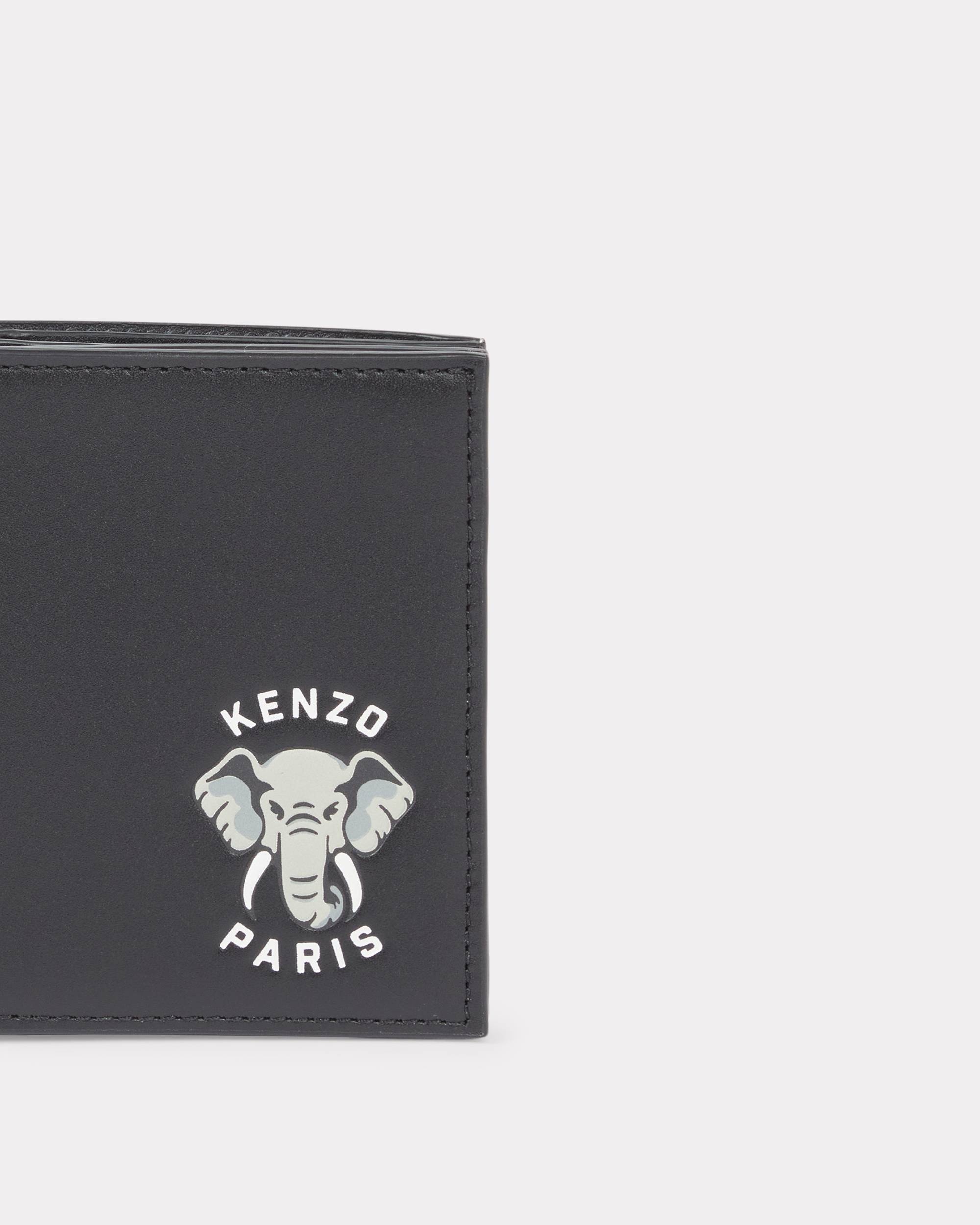 'KENZO Varsity' foldable miniature leather wallet - 3