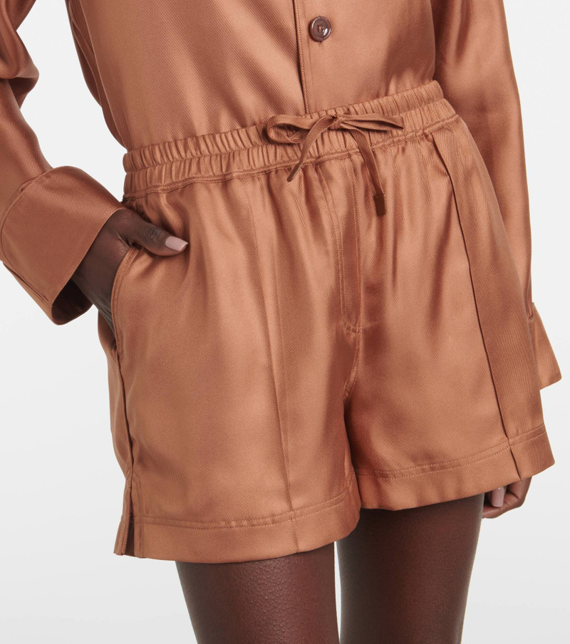 Silk twill shorts 4