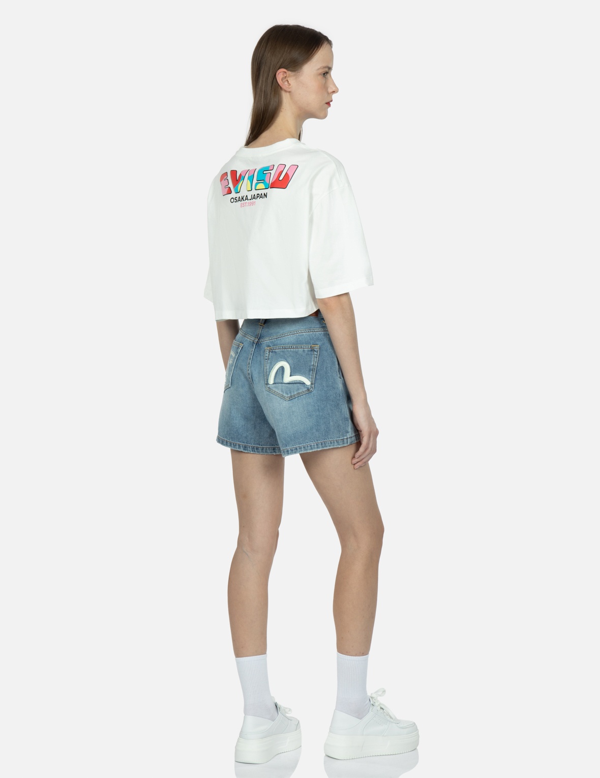 LOGO PRINT CROPPED T-SHIRT - 3