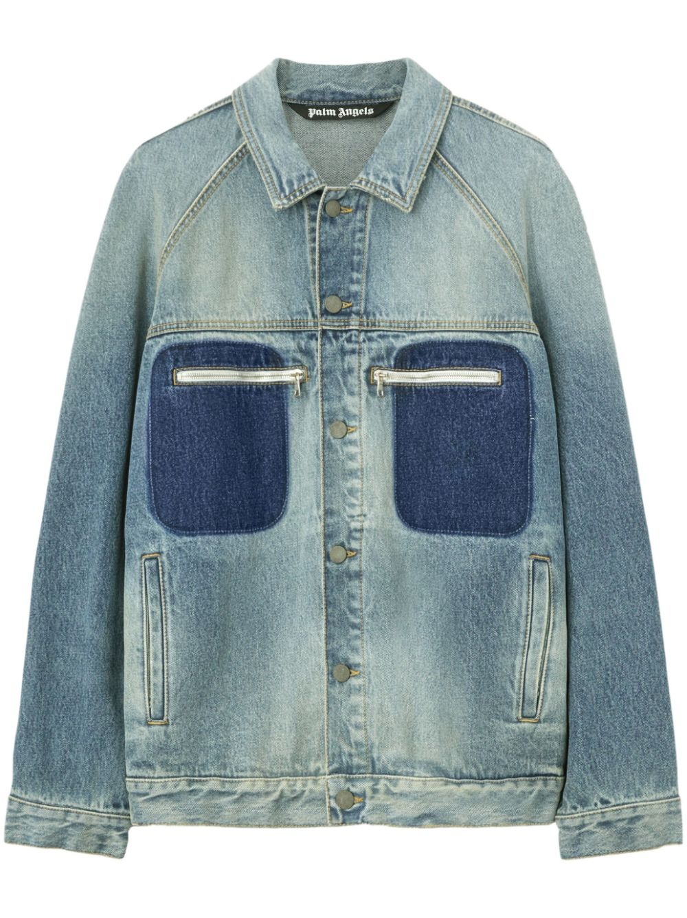 Palm Angels Reserve denim jacket farfetch REVERSIBLE