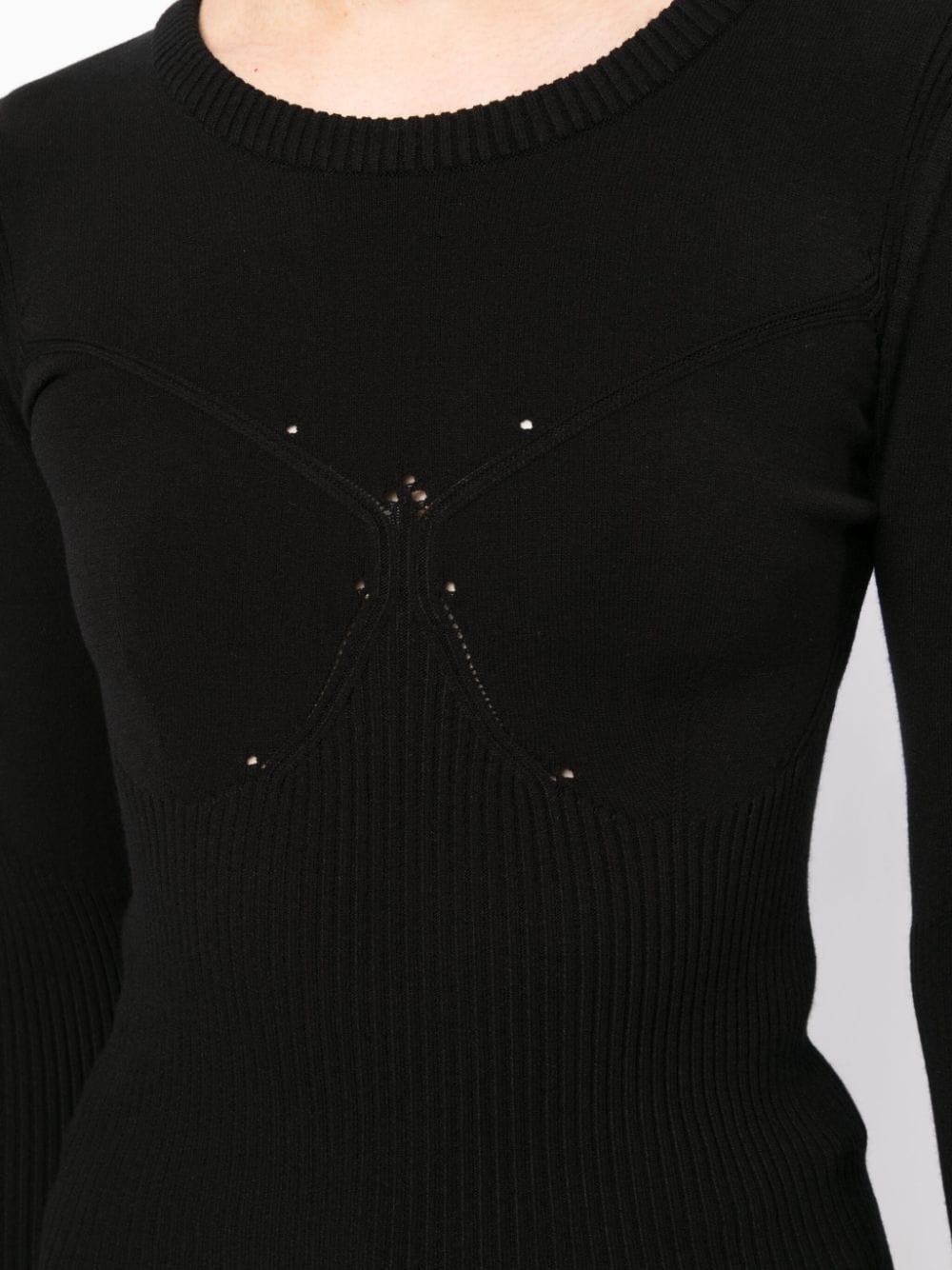 ribbed long-sleeve top - 5