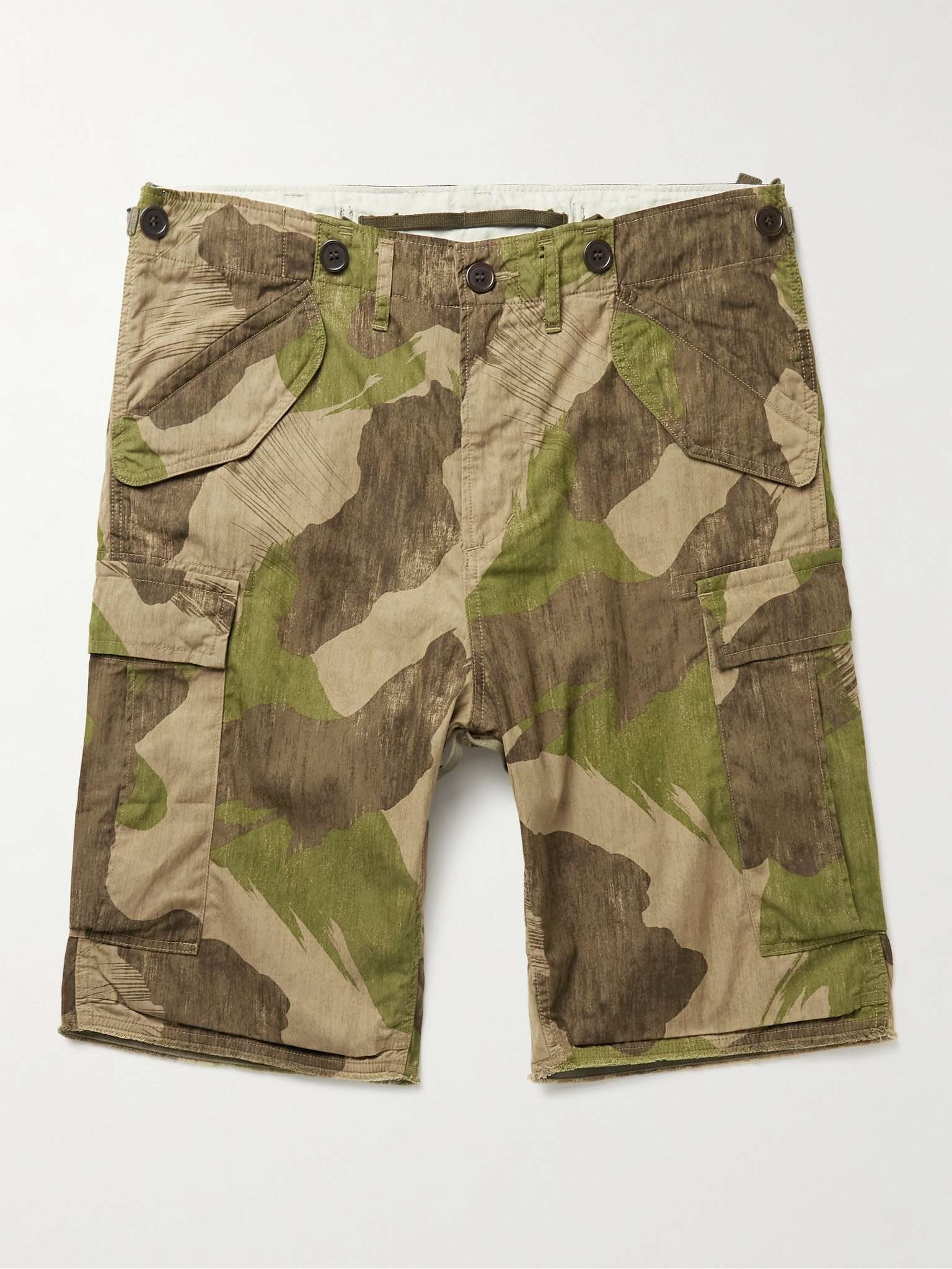 Eiger Camouflage-Print Cotton-Blend Cargo Shorts - 1