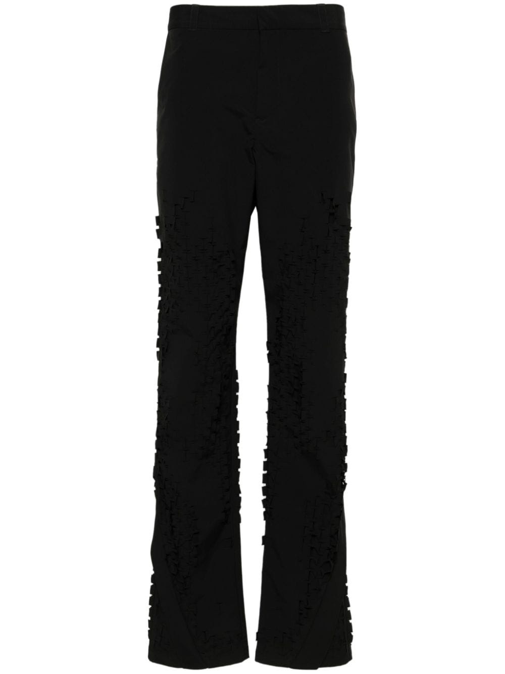 Morphogens mid-rise straight-leg trousers - 1