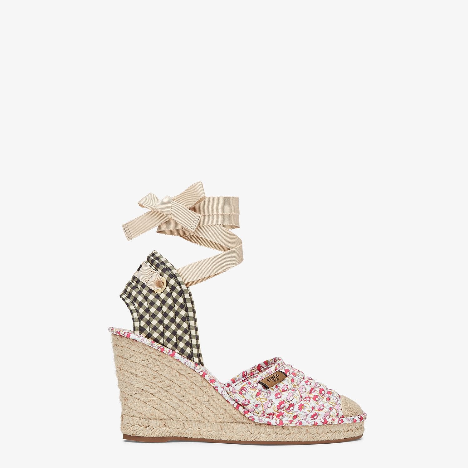 Multicolor cotton espadrilles - 1