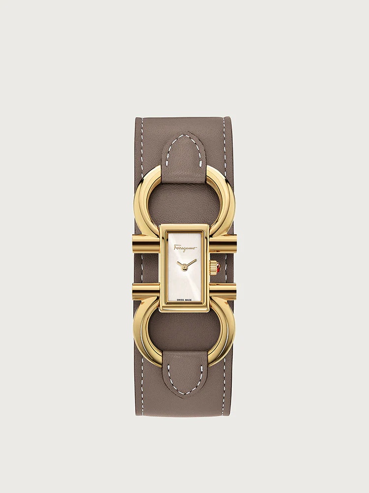 DOUBLE GANCINI CUFF WATCH - 1