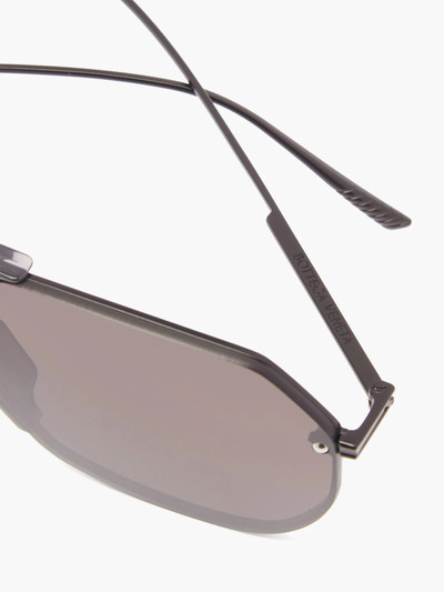 Bottega Veneta Aviator metal sunglasses outlook