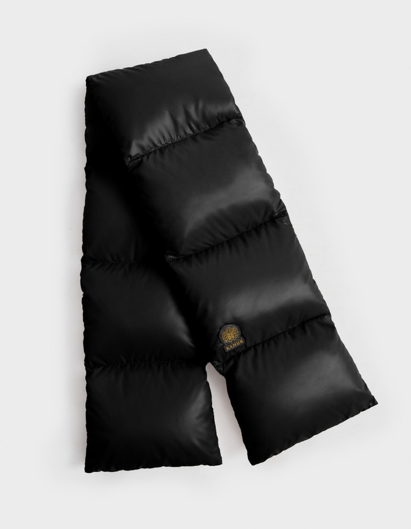 Izu Puffer Scarf in Black 1