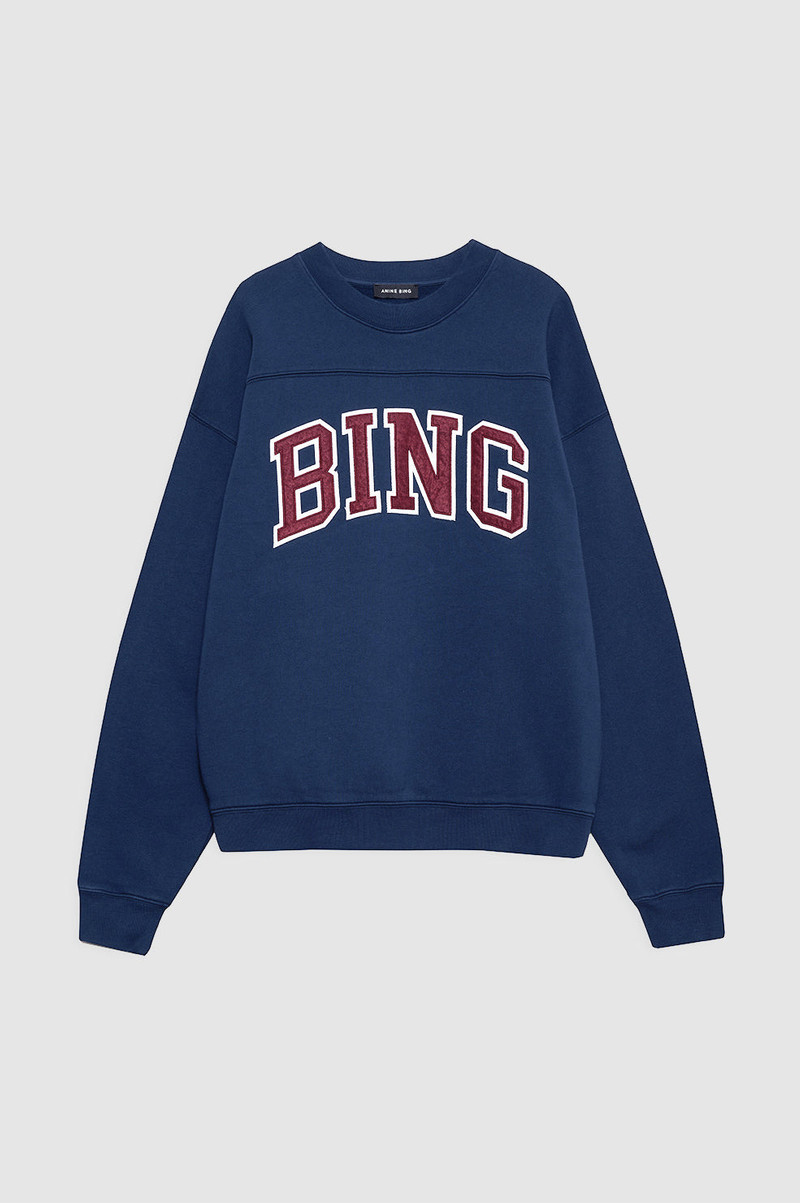 Trenton Sweatshirt Bing - Washed Navy 1
