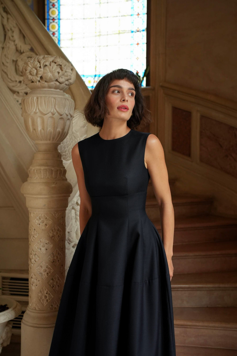 Mirienne Acetate Wool Dress 9