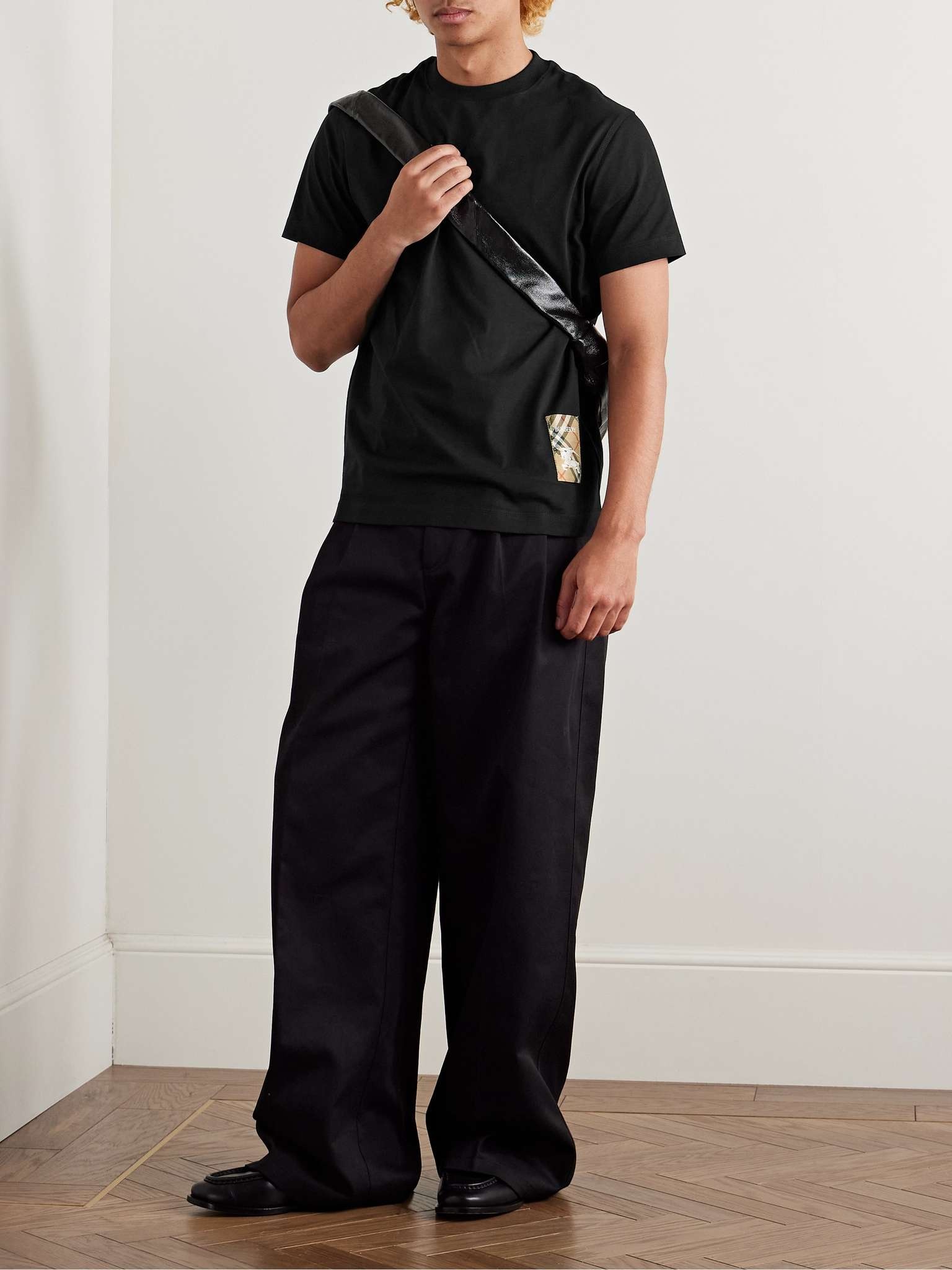 Logo-Appliquéd Cotton-Jersey T-Shirt - 2