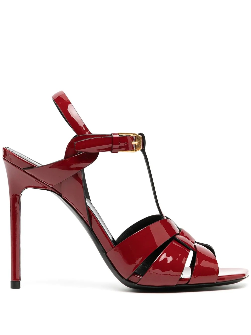 Tribute patent leather sandals - 1