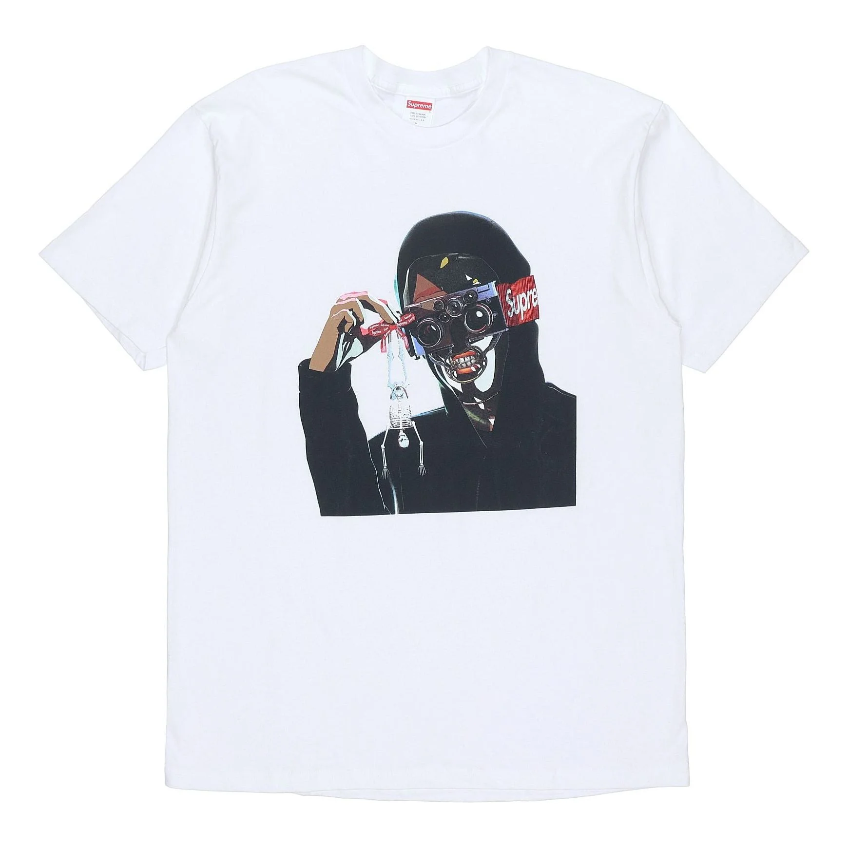 최고 SS19 크리퍼 티 백색 특성 인쇄 짧은 소매 Unisex SUP-SS19-228 - 1