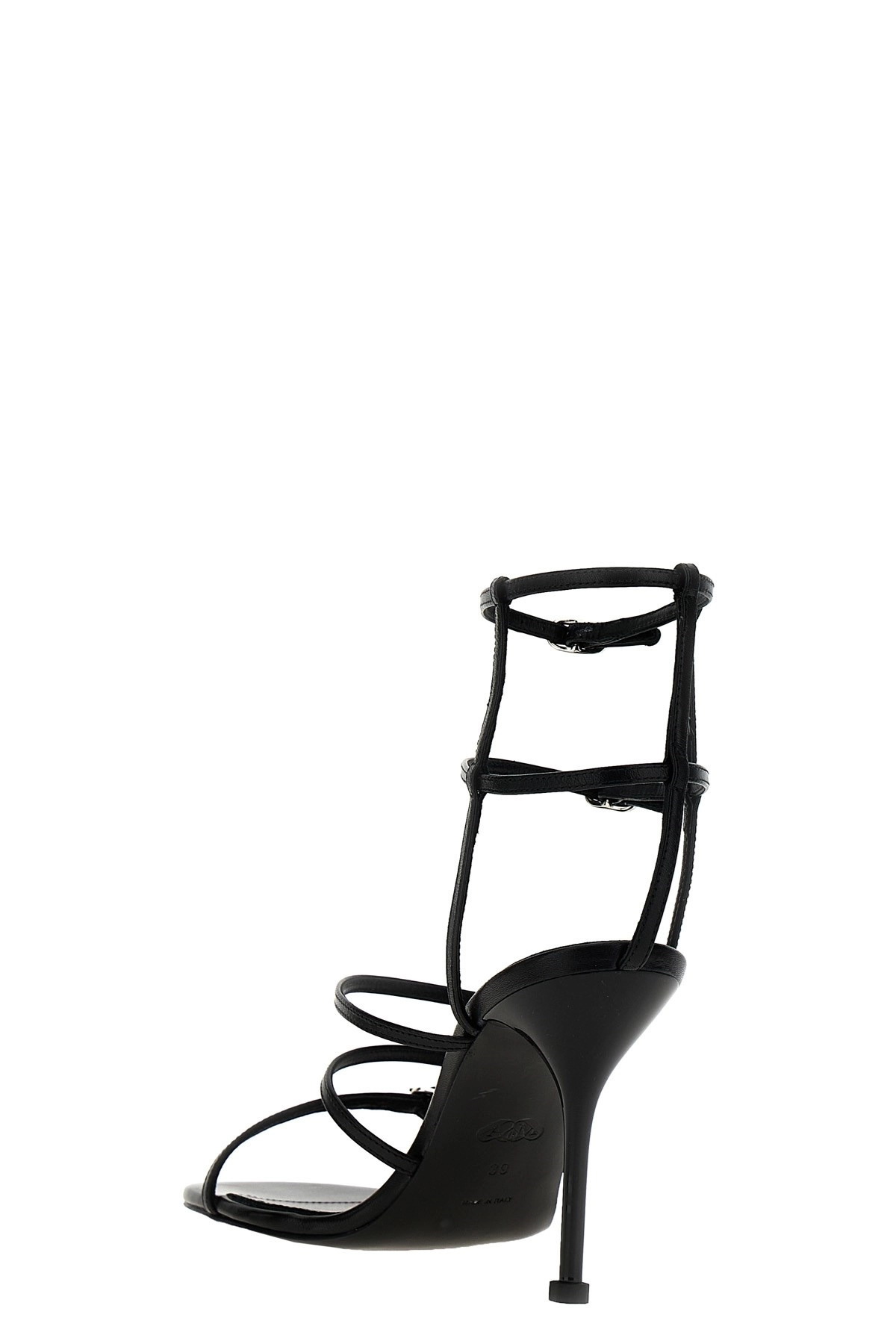 Strap leather sandals - 3