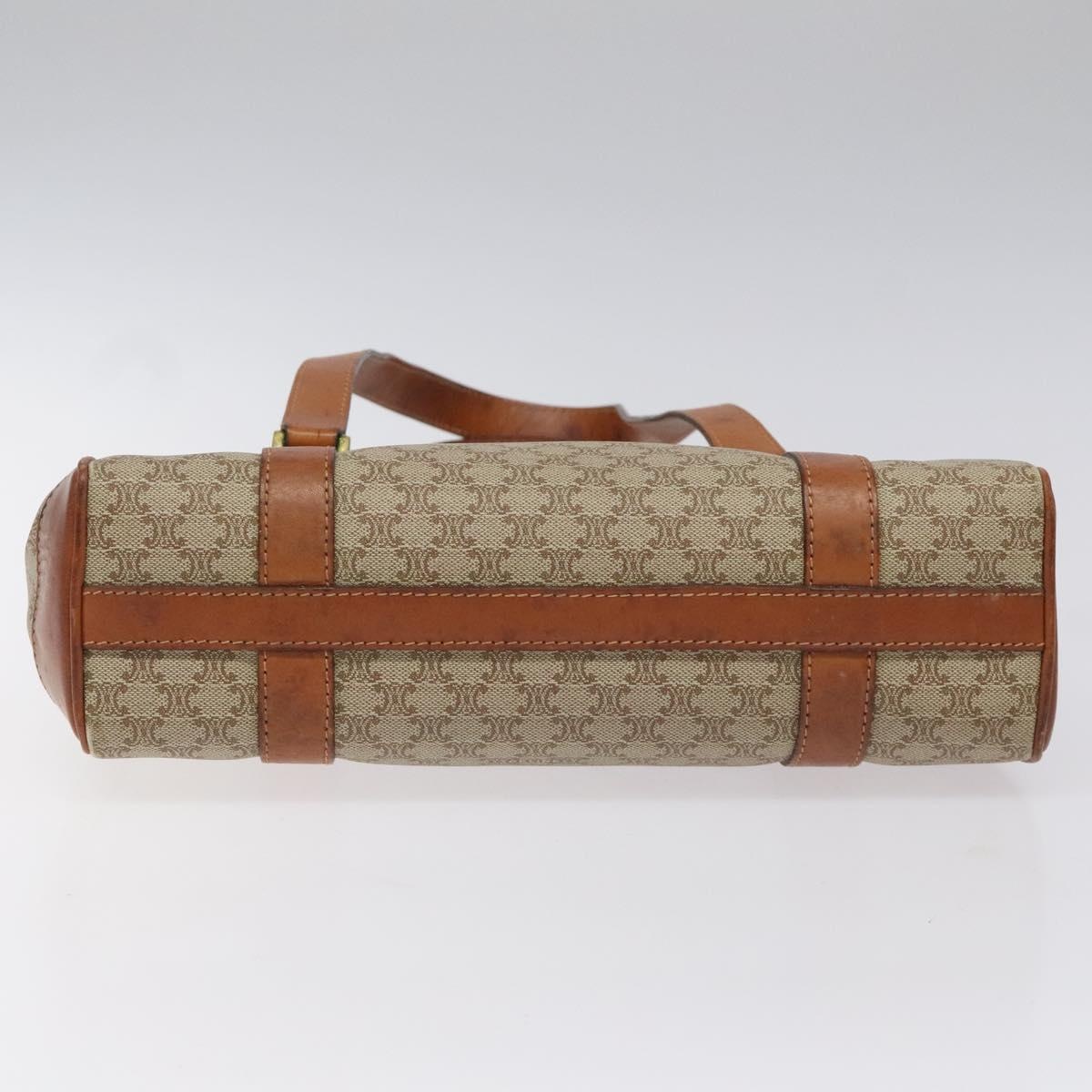 CELINE Macadam Canvas Hand Bag Beige - 9
